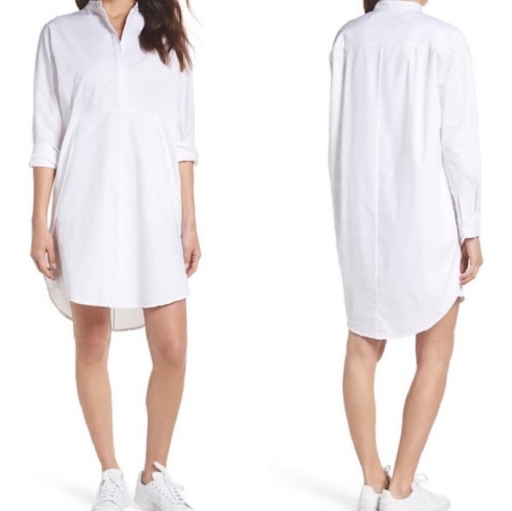 Caara boyfriend shirt dress.